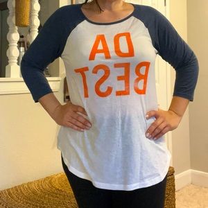 LOCAL PRIDE “Da Best” sports top in XL